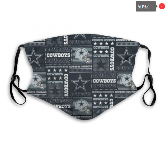 NFL Dallas cowboys #8 Dust mask with filter->nfl dust mask->Sports Accessory